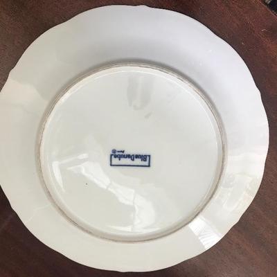 Blue Danube Scalloped Dinner Plate
