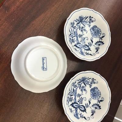 Blue Danube Dessert Dish - Set of Three