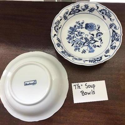 Blue Danube Soup Bowls. Set of Two