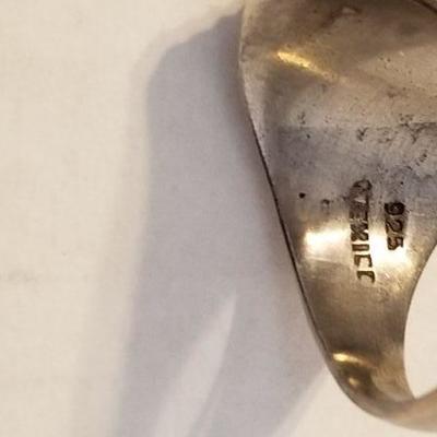 Heavy, Mexican sterling ring