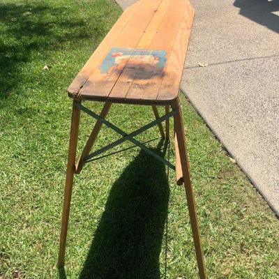 Vintage Wooden Ironing board 47