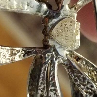 Sterling "Precious" brooch