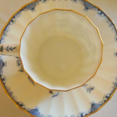 B2 104 - Blue & White Porcelain Demitasse Set