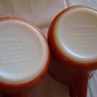 B2 108 - 10 Pc Corning Pyrex Mug Lot 