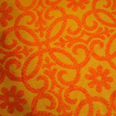 B2 118 - Large Orange Vintage Bed Spread - King ?