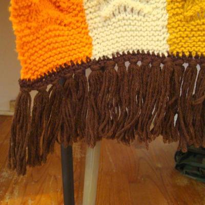 B2 120 - 2 Pc. Knitted Afghan Lot
