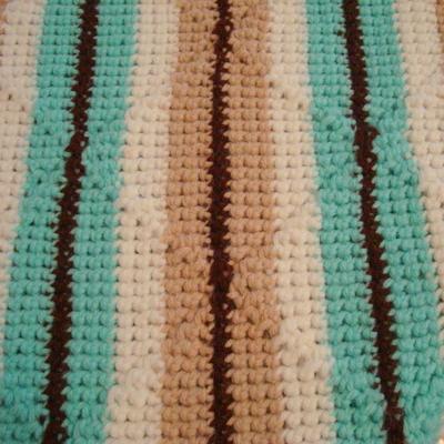 B2 120 - 2 Pc. Knitted Afghan Lot