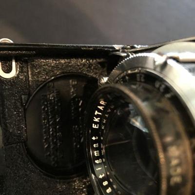 Vintage Kodak Machine Age Art Deco Bantam camera Compur Rapid F2 45mm lens