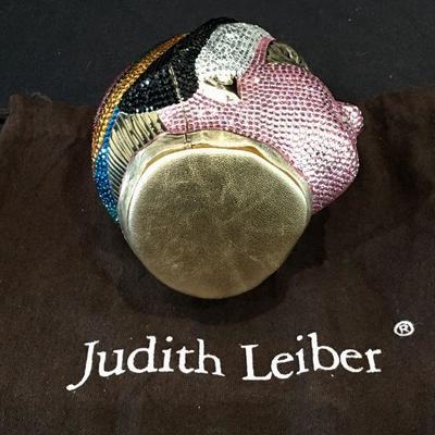 Judith Leiber authentic minaudiere evening clutch with all accessories 