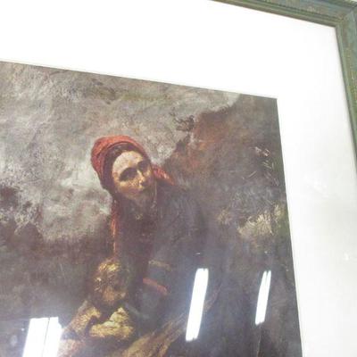 Lot 13 - Woman & Child Picture