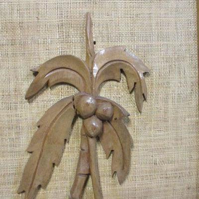 Lot 18 - 3 Panel 3 D Wooden Polynesian Wall Hangings
