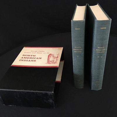 North American Indians 2 Volume books with Sleeve by George Catlin. #16