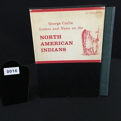North American Indians 2 Volume books with Sleeve by George Catlin. #16