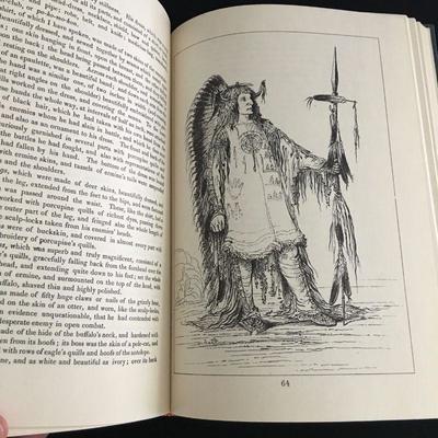 North American Indians 2 Volume books with Sleeve by George Catlin. #16
