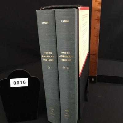North American Indians 2 Volume books with Sleeve by George Catlin. #16