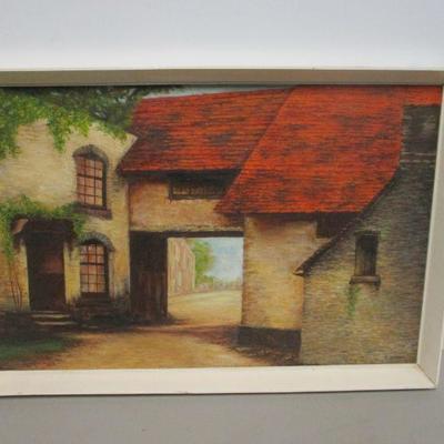 Lot 25 - Artist Signed Cottage Painting