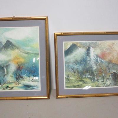 Lot 30 - Chinese Scenes By HO-CHU