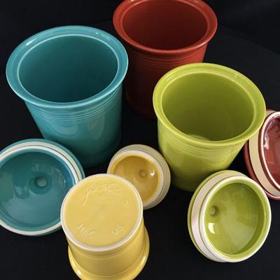 Fiestaware Canister Set Great condition. Classic styling from Fiesta #Item25