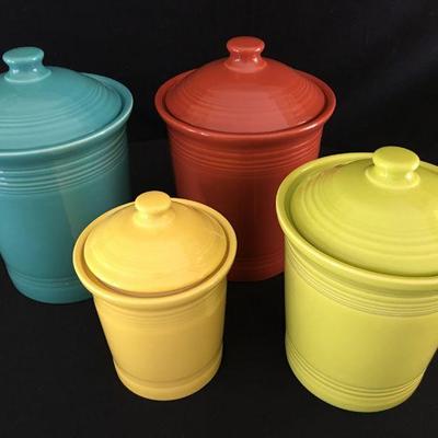 Fiestaware Canister Set Great condition. Classic styling from Fiesta #Item25