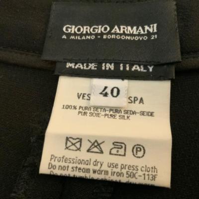 AUTHENTIC GIORGIO ARMANI BLACK DRESS SLACKS #3