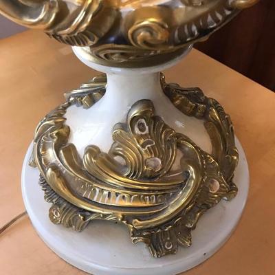 Beautiful Italian Gold Gilt Table Lamp