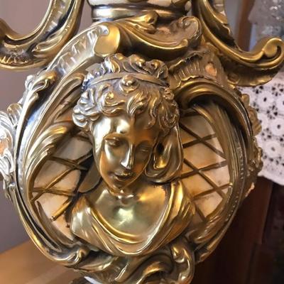 Beautiful Italian Gold Gilt Table Lamp