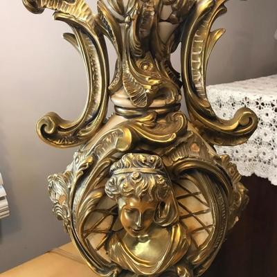 Beautiful Italian Gold Gilt Table Lamp