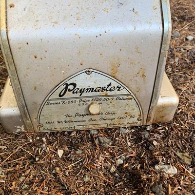 Paymaster Check Writing Machine