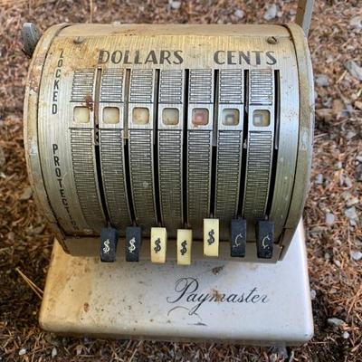 Paymaster Check Writing Machine