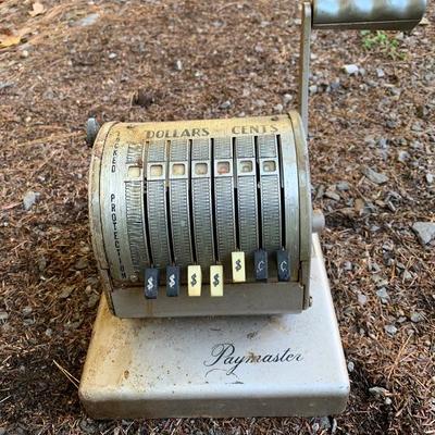 Paymaster Check Writing Machine