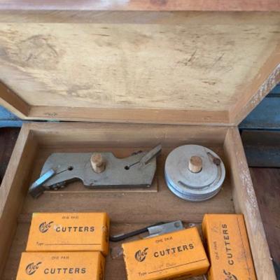 Lot # 242 Delta Milwaukee 50â€ Lathe with chisel and cutters 