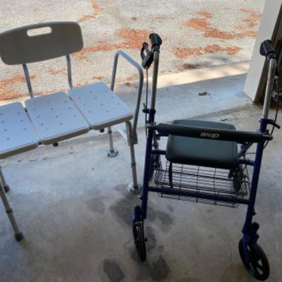 Lot # 247 Bath Seat & Walker