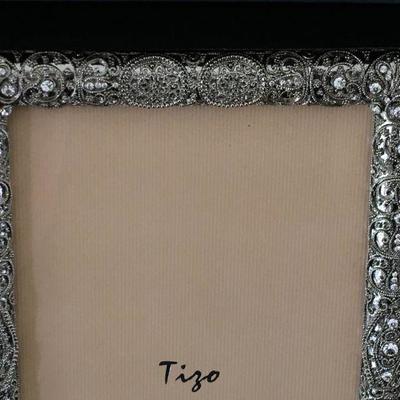 Tizo 5x7 bejeweled Silverplate photo or picture frame New In Box