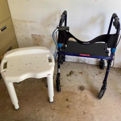 Lot # 249 New Drive Walker with bath seat 