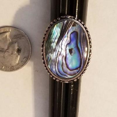 Large Bold Abalone Ring