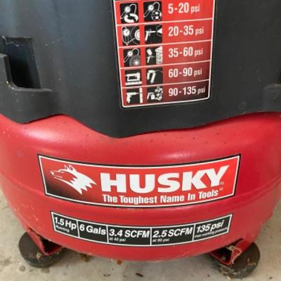 Lot # 251 Husky 1.5hp Air compressor 