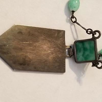 Enameled Sterling Necklace