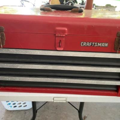 Lot # 254 Craftsman Metal Tool box 