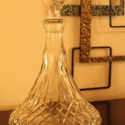 Lot 6: Vintage Cut Glass Decanter Bottle