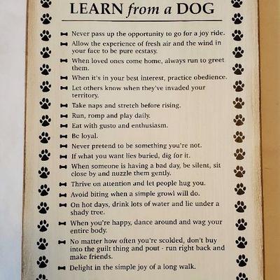 Things We Can Learn From a Dog Wood Block Print