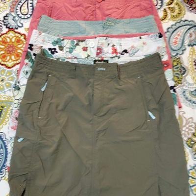 4 Pairs Eddie Bauer Womens Skorts (Size: 16)