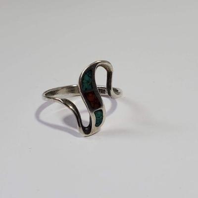 Native American Style Sterling Silver Ring