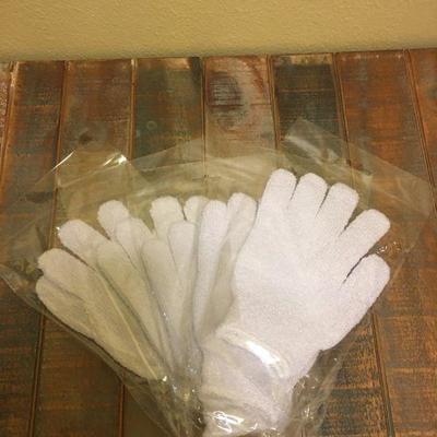 Individually Wrapped Mesh Exfoliating Gloves