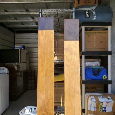 4 Wood Wall Hanging Shelves