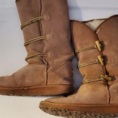 Emu Tan Boots Womens Size 8