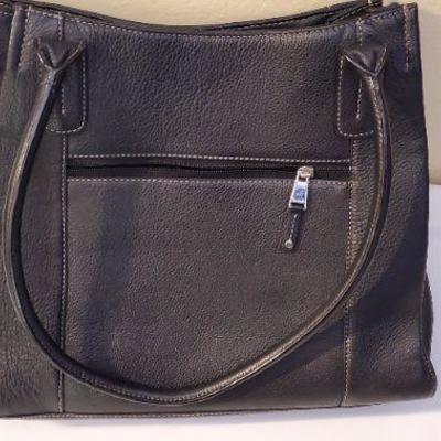 Tignanello Black Leather Purse