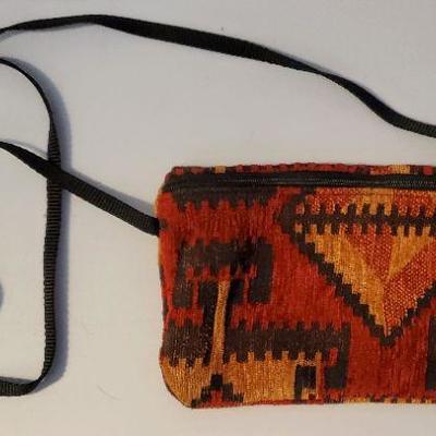 Dixie Bags Red and Yellow Southwest Style Purse