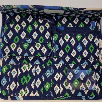 Vera Bradley Quilted Purse with Bamboo Handles