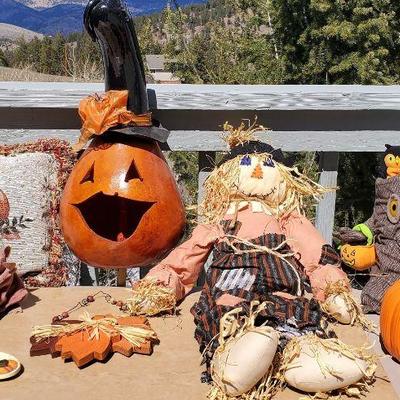 8 pcs Pumpkin Head/Fall Decor Collection