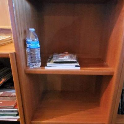 Oak Express Dark Wood Bookshelves